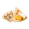 Wedge Cheese Board and Knife Set